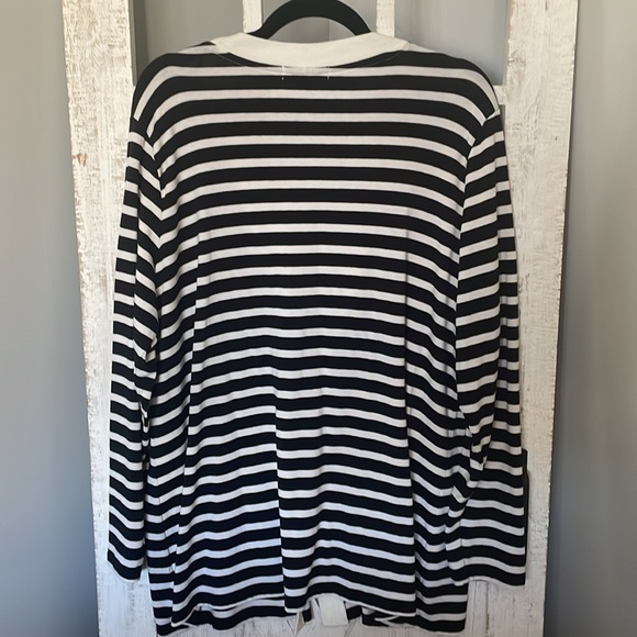 NWOT Coldwater Creek Striped Cardigan - Picture 5 of 7